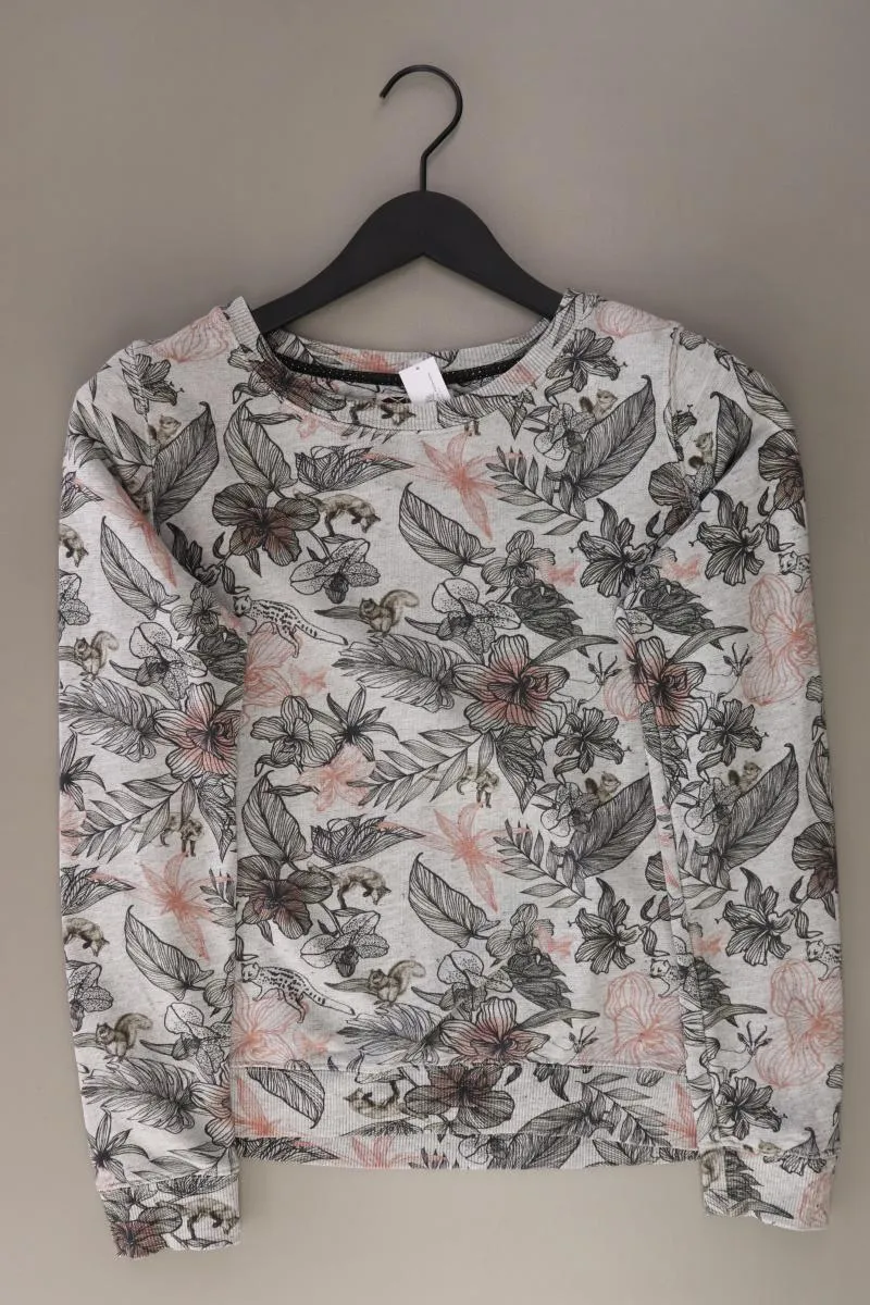REVELATION Langarmpullover Gr. M grau aus Baumwolle