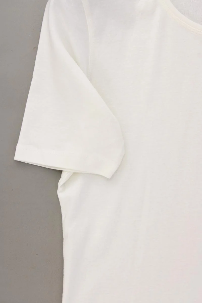 K Town Shirt Gr. 44 Kurzarm creme aus Baumwolle