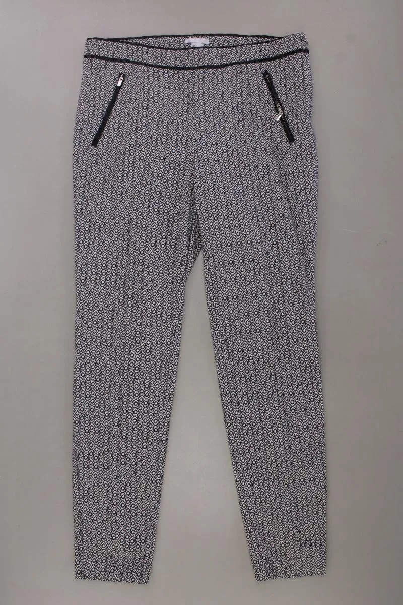 H&M Stoffhose Gr. 42 grau aus Baumwolle