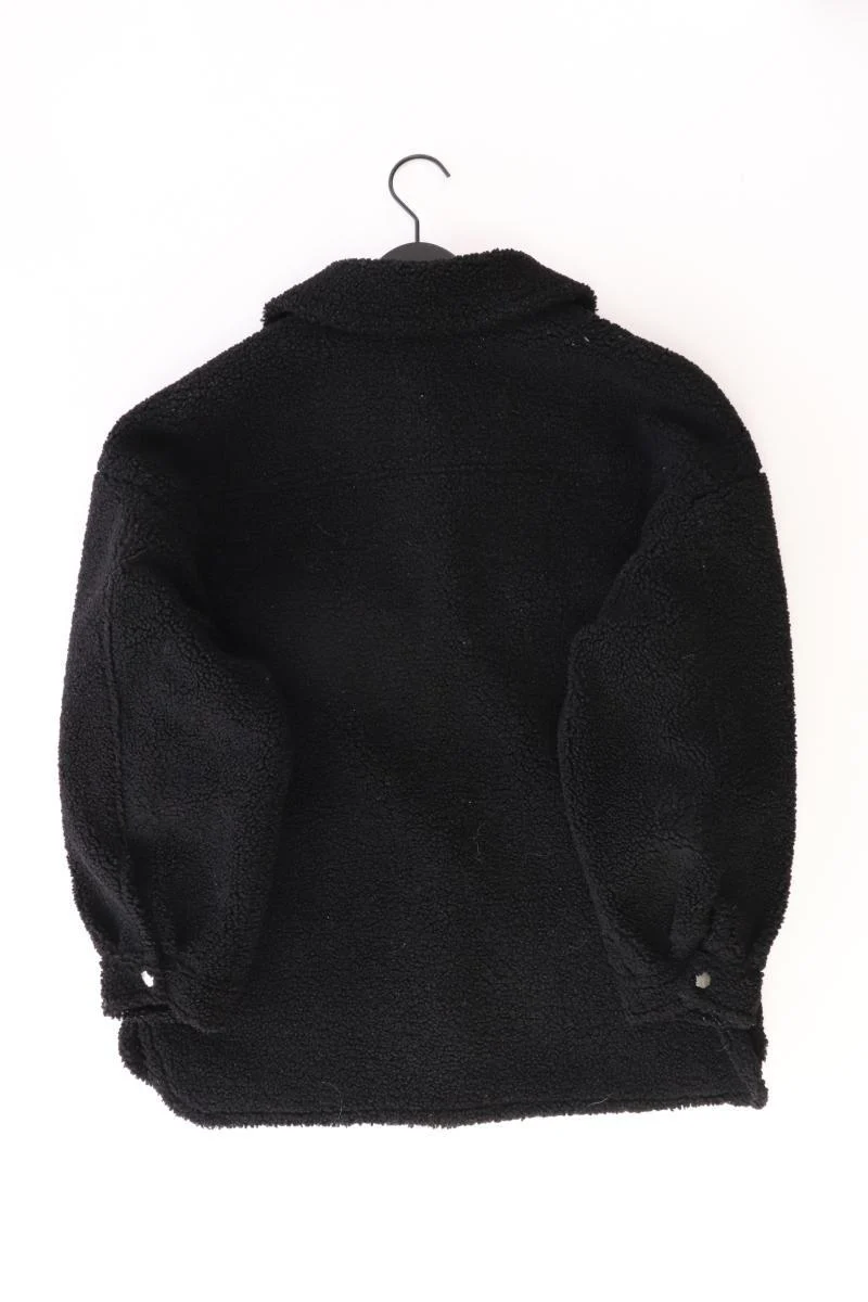 Pull&Bear Hemdjacke Teddy Gr. S schwarz aus Polyester
