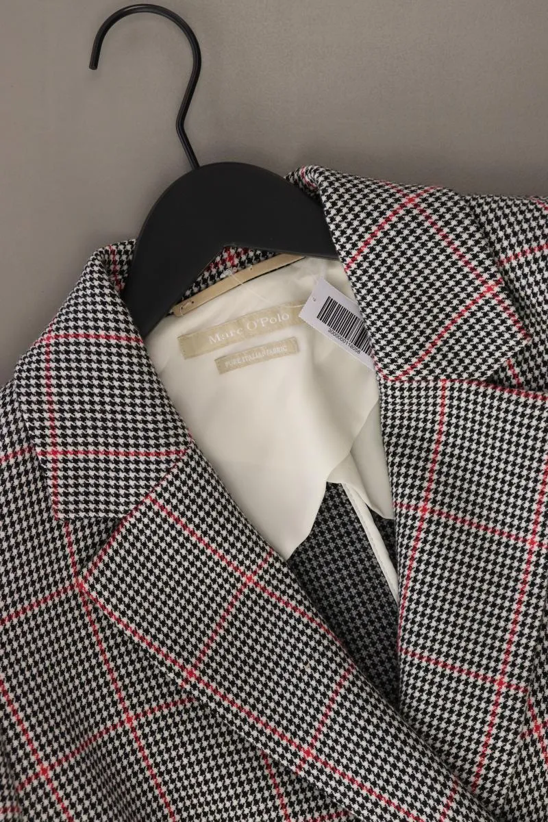 Marc O'Polo Longblazer Gr. 38 hahnentritt neuwertig schwarz aus Baumwolle