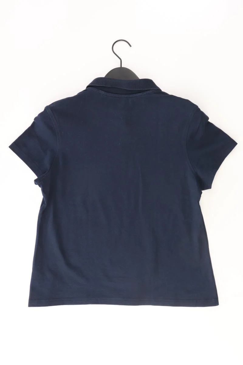 Tommy Hilfiger Poloshirt Gr. 42 Kurzarm blau aus Baumwolle