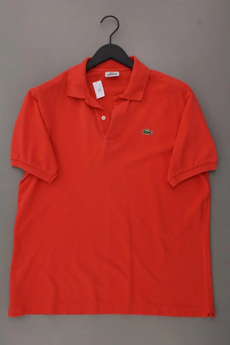 Lacoste Poloshirt für Herren Gr. L Kurzarm orange aus Baumwolle