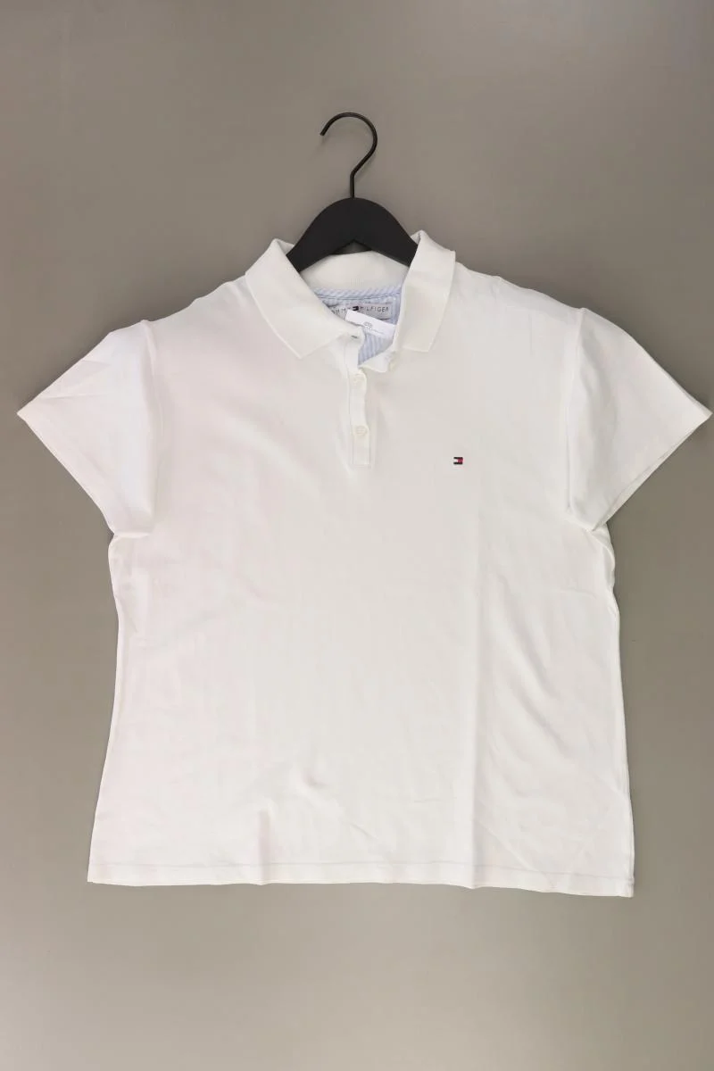 Tommy Hilfiger Poloshirt Gr. XL Kurzarm weiß