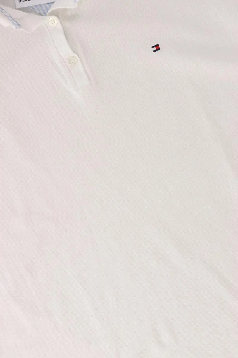 Tommy Hilfiger Poloshirt Gr. XL Kurzarm weiß