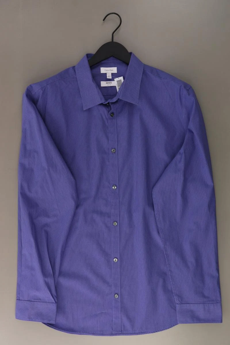 Calvin Klein Langarmhemd für Herren Gr. XL lila