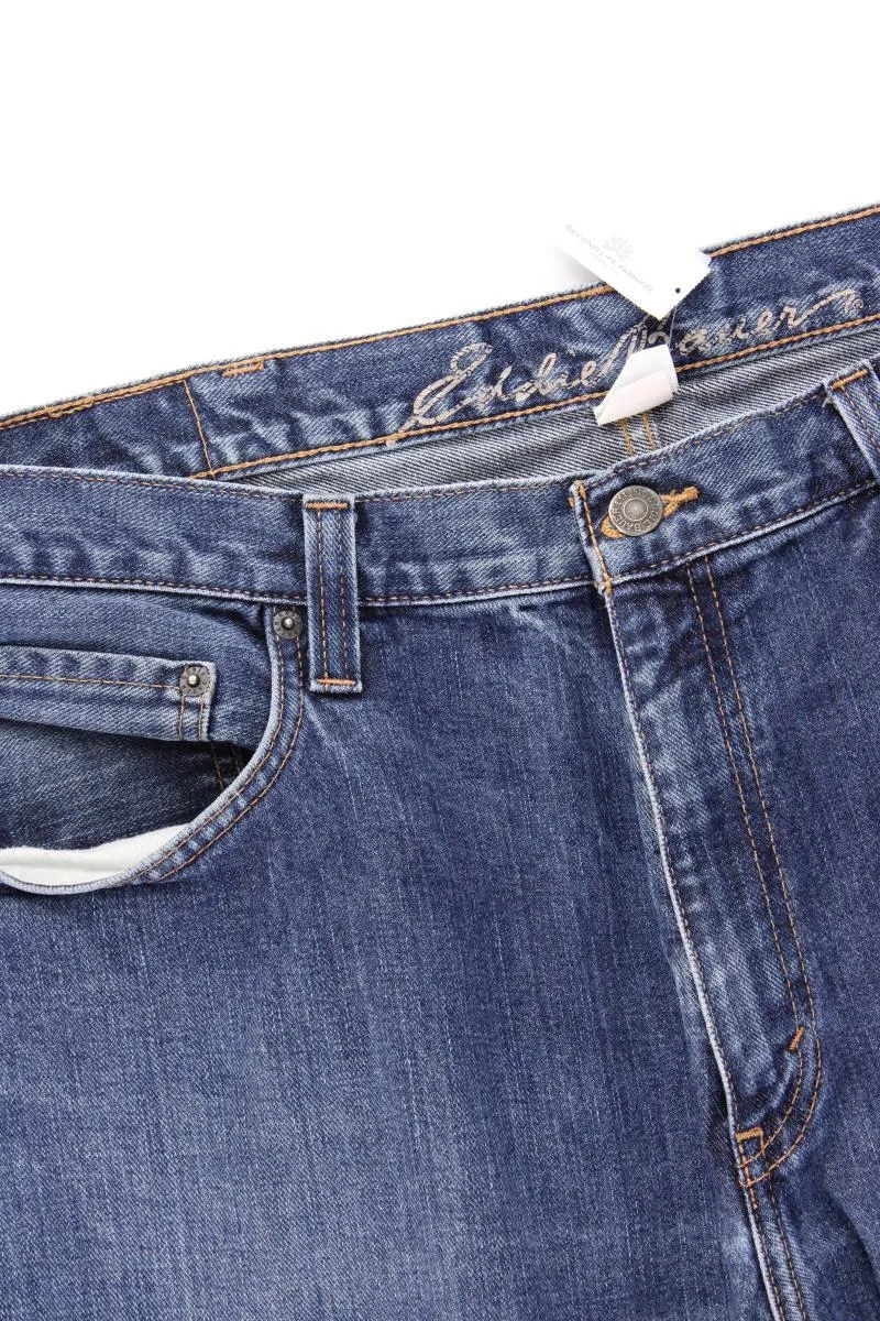Eddie Bauer Straight Jeans für Herren Gr. W38/L34 blau