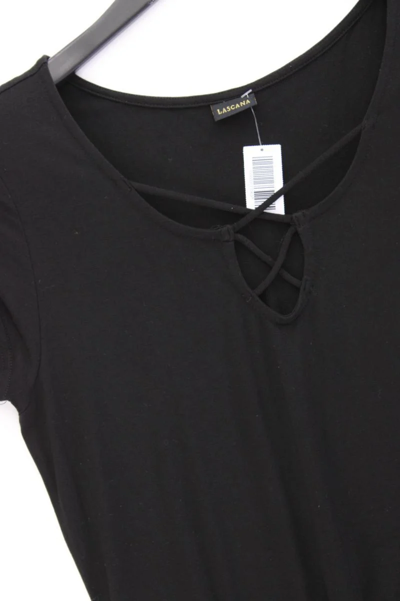 Lascana Jerseykleid Gr. 36 Kurzarm schwarz