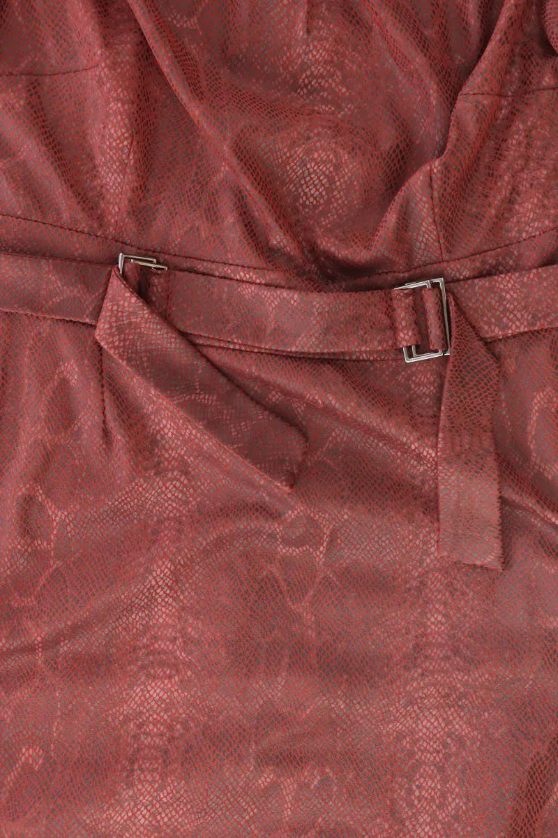 Ana Alcazar Bleistiftkleid Gr. 36 Kurzarm rot aus Polyester