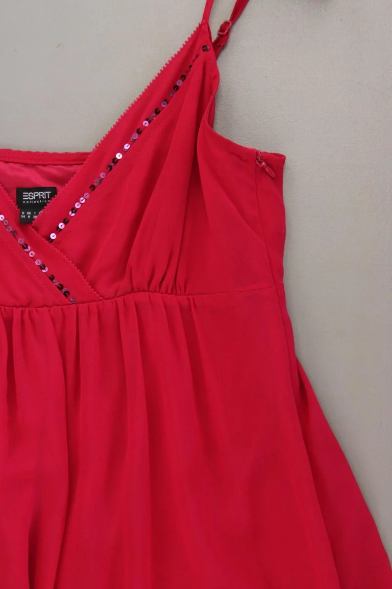 Esprit Collection Trägerkleid Gr. 34 pink aus Polyester