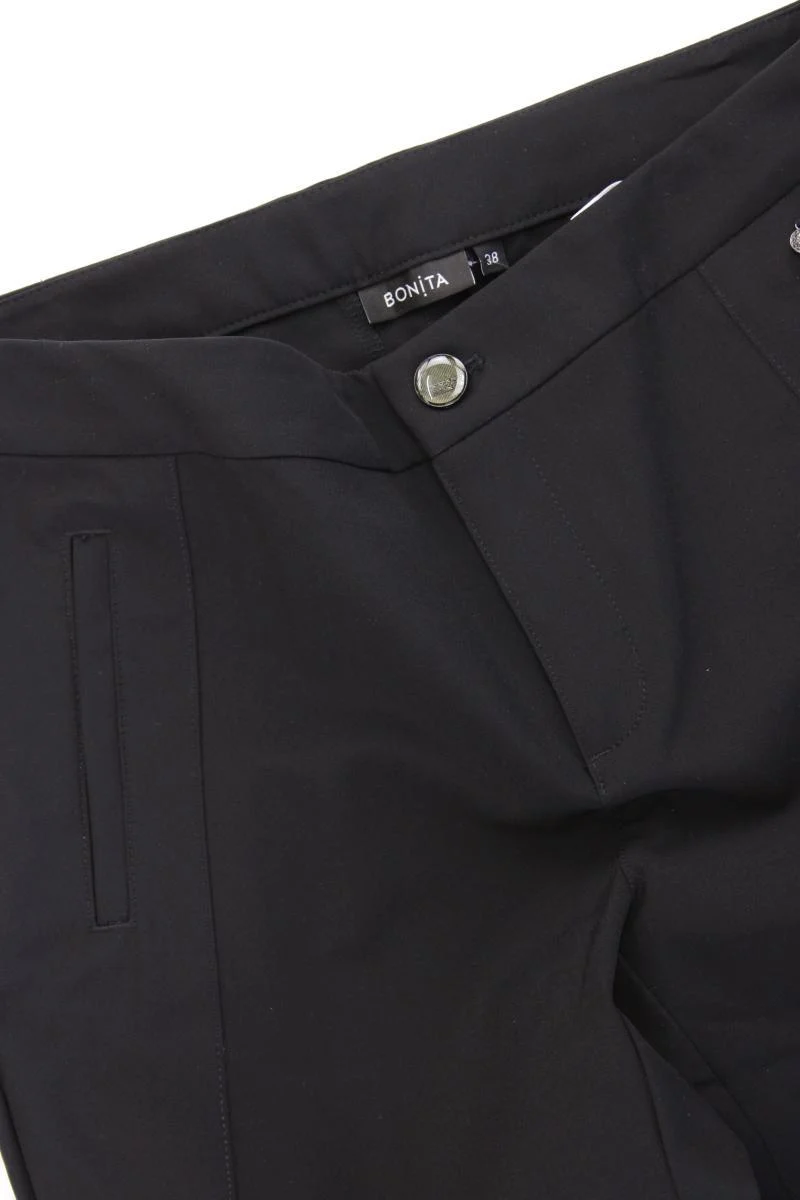 Bonita Stretchhose Gr. 38 neuwertig schwarz aus Polyamid