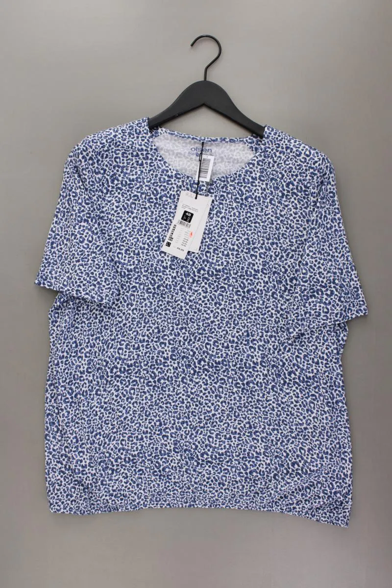 olsen Printshirt Gr. 48 neu mit Etikett Neupreis: 49,99€! Kurzarm blau