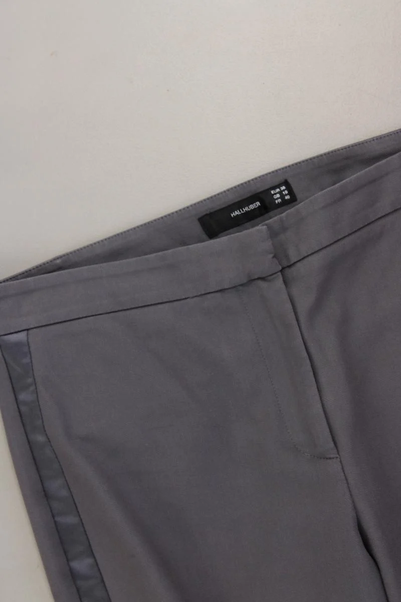 Hallhuber Hose Gr. 38 grau aus Baumwolle