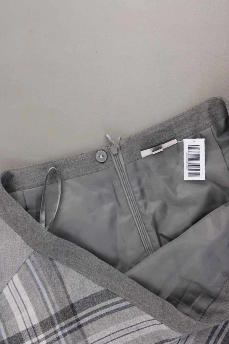 Street One Rock Gr. 42 kariert neuwertig grau aus Polyester