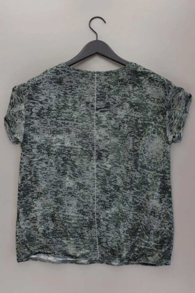 Street One Printshirt Gr. 44 Kurzarm olivgrün