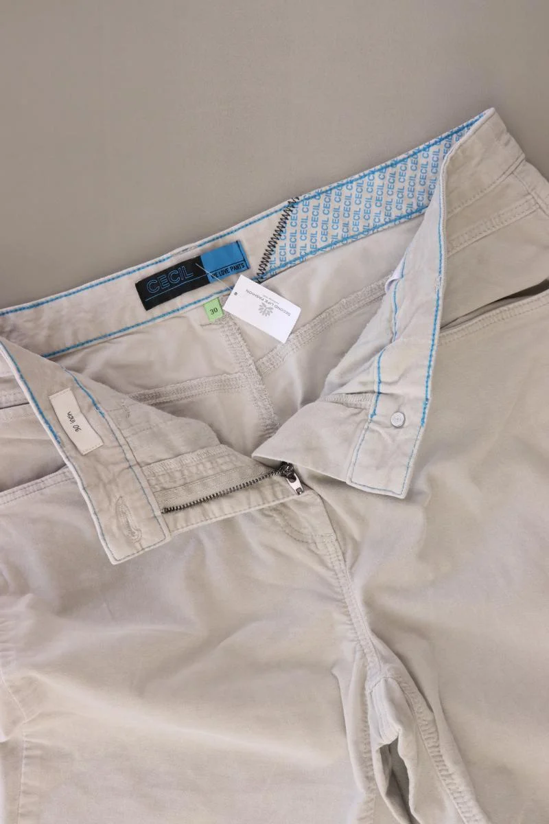 Cecil Hose Gr. W30/L30 grau aus Baumwolle