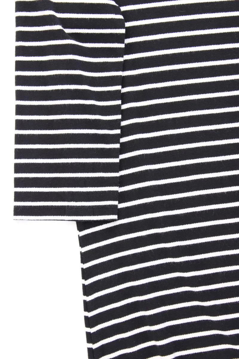 Liberty Stretchkleid Gr. L gestreift 3/4 Ärmel schwarz aus Viskose