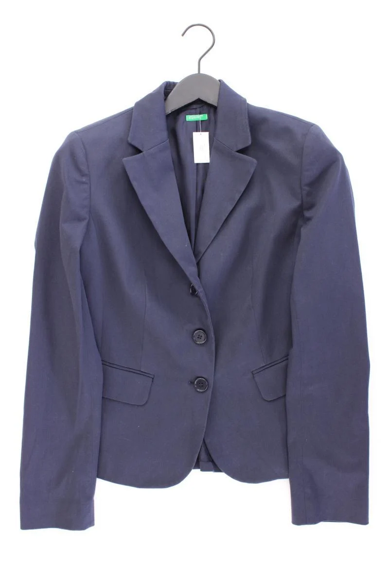 United Colors of Benetton Regular Blazer Gr. IT 44 (M) blau aus Baumwolle