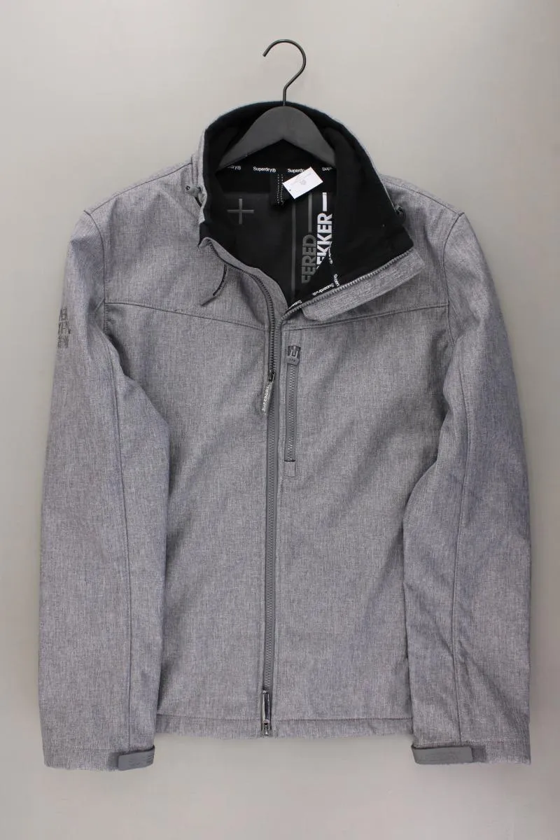 Superdry Lange Jacke für Herren Gr. XXXL neuwertig grau aus Polyester