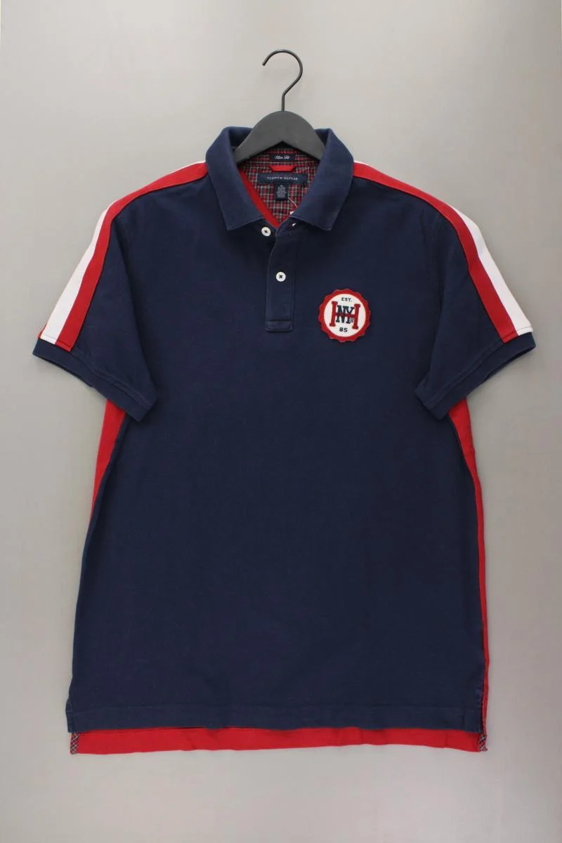 Tommy Hilfiger Poloshirt für Herren Gr. XL Kurzarm blau