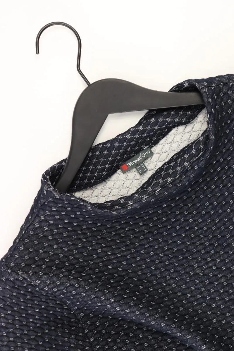 Street One Feinstrickpullover Gr. 42 schwarz aus Polyester