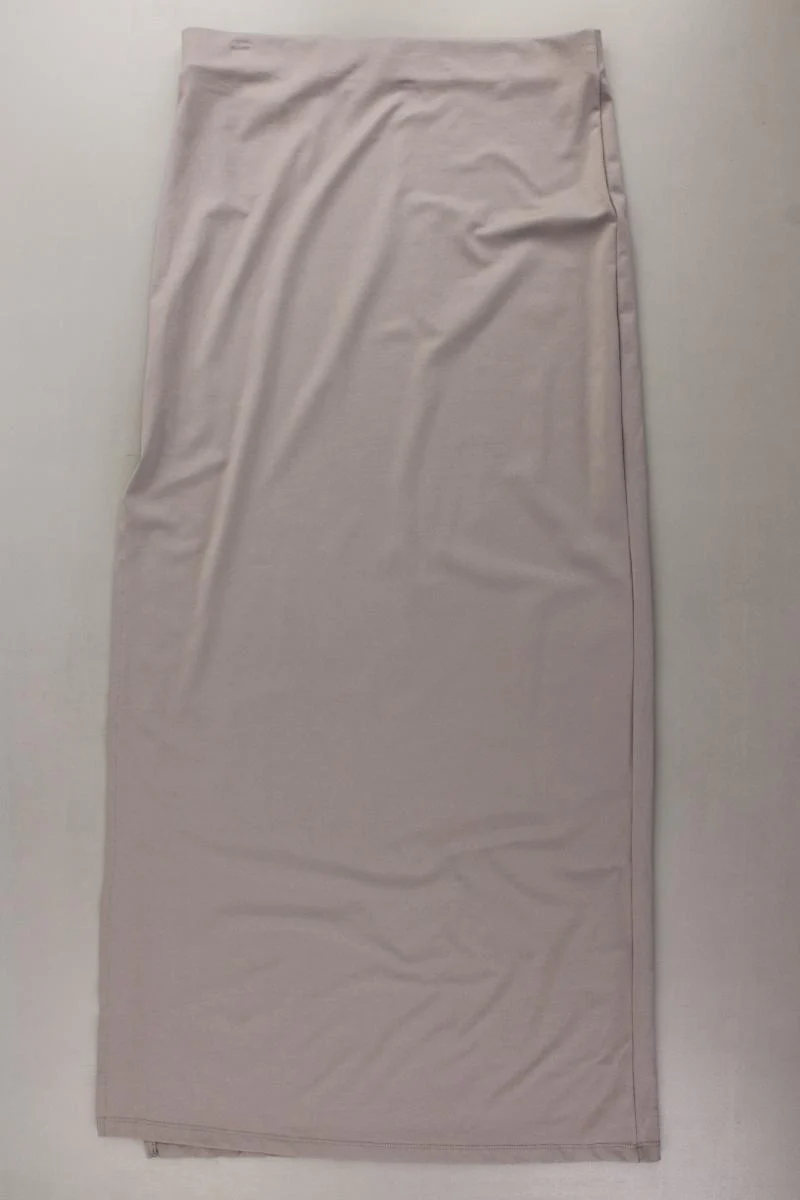Bershka Stretchrock Gr. L grau aus Polyester
