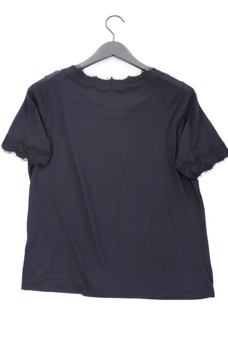 C'est Paris T-Shirt Gr. 42 Kurzarm schwarz aus Modal
