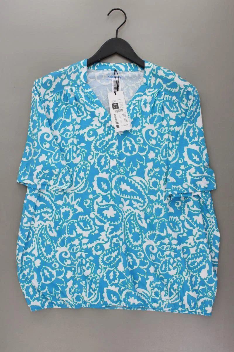 olsen Printshirt Gr. 48 neu mit Etikett Neupreis: 49,99€! Kurzarm türkis