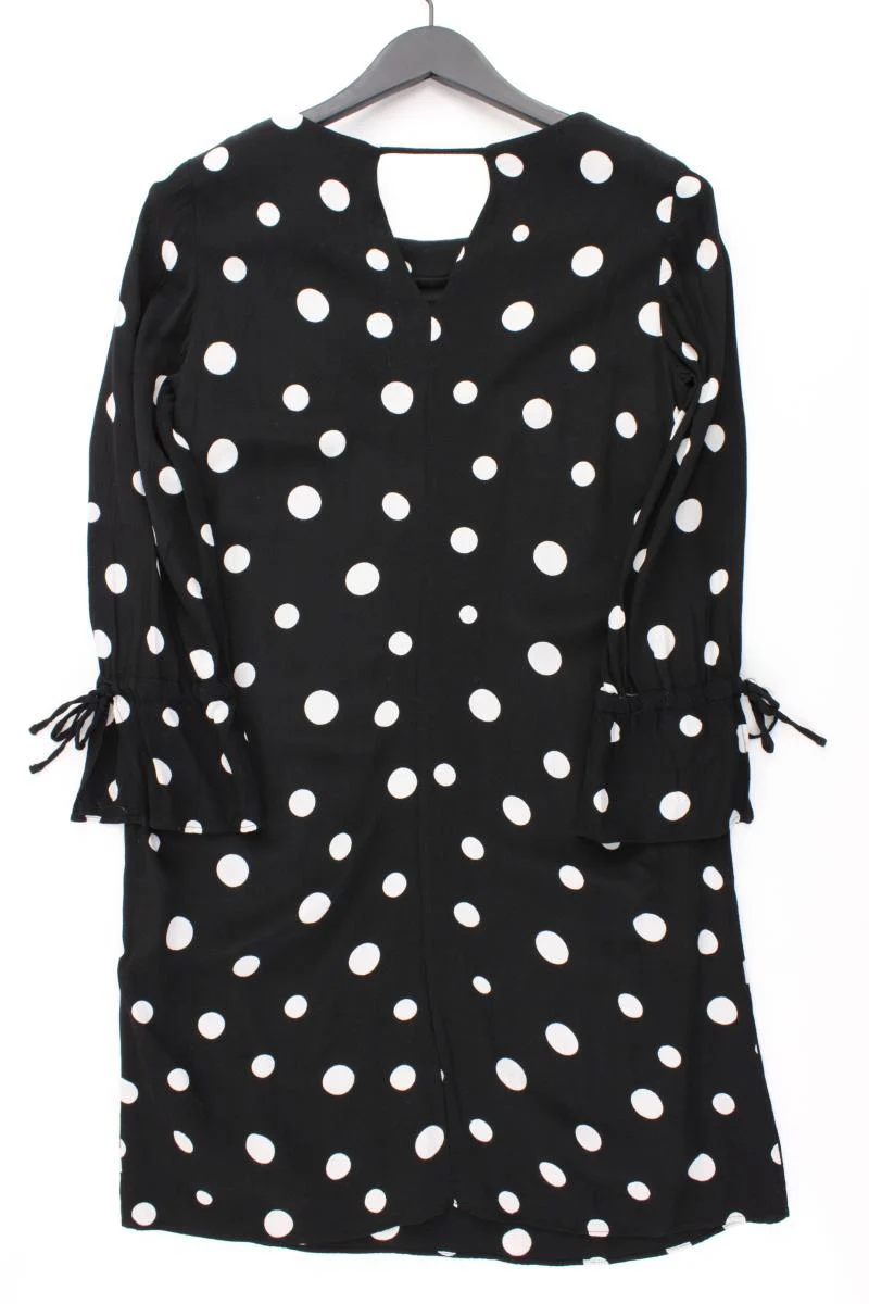 Esprit Midikleid Gr. S gepunktet 3/4 Ärmel schwarz