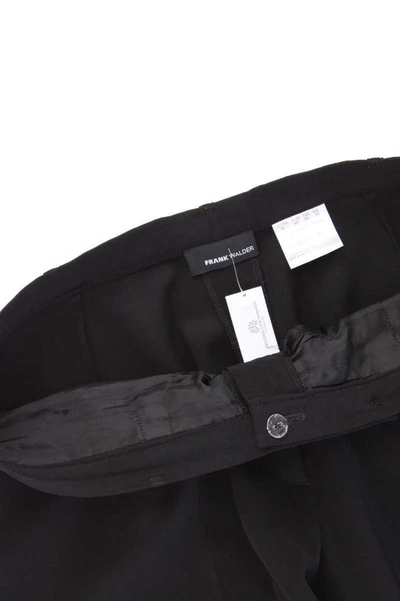 Frank Walder Stoffhose Gr. 46 schwarz aus Polyester