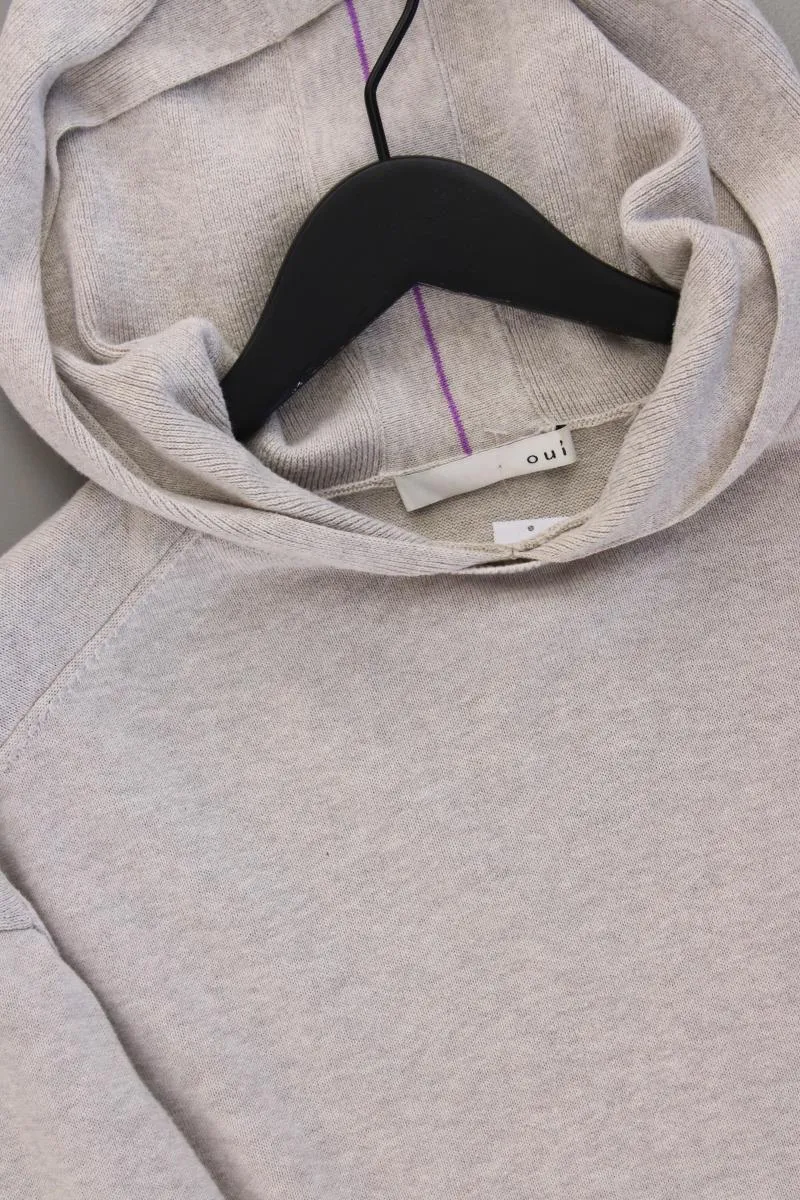 Oui Hoodie Gr. 34 grau aus Baumwolle
