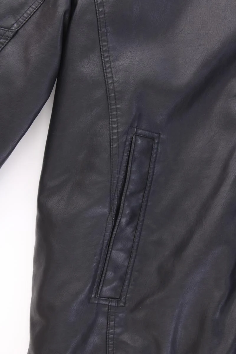 Ray Bikerjacke für Herren Gr. XXL schwarz aus Polyurethan