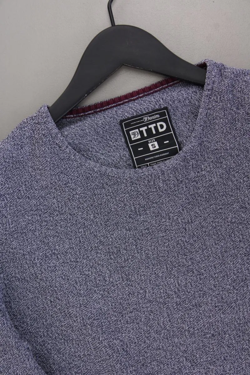 Tom Tailor (Denim) Feinstrickpullover für Herren Gr. S blau aus Baumwolle
