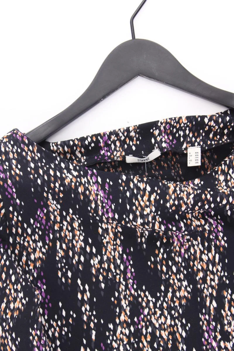 Esprit Longsleeve-Shirt Gr. XXL geometrisches Muster neuwertig Langarm