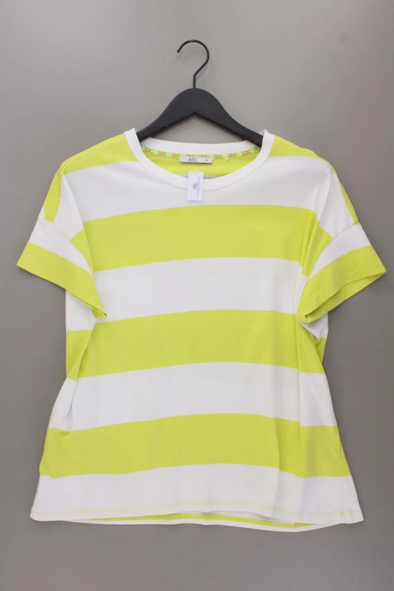 edc by Esprit Ringelshirt Gr. XL gestreift Kurzarm grün