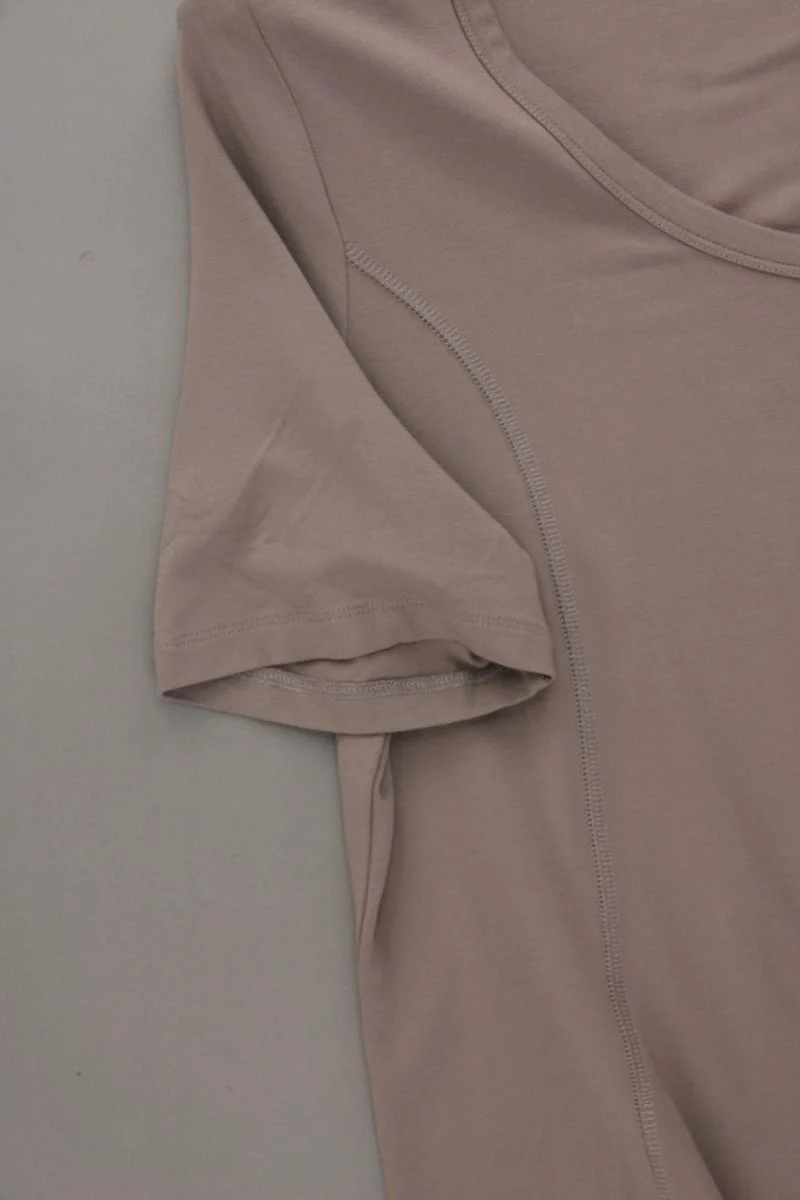 Peter Hahn Jerseykleid Gr. 42 neuwertig Kurzarm braun aus Viskose