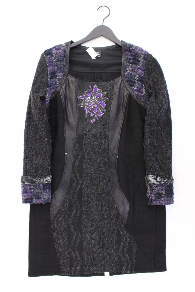 Pause Cafe Langarmkleid Gr. 46 schwarz