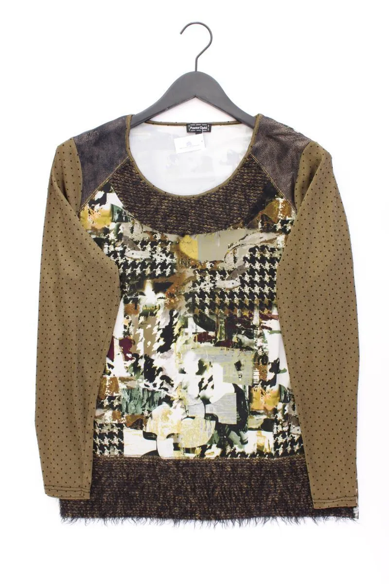 Pause Cafe Longsleeve-Shirt Gr. 46 Langarm mehrfarbig aus Polyester