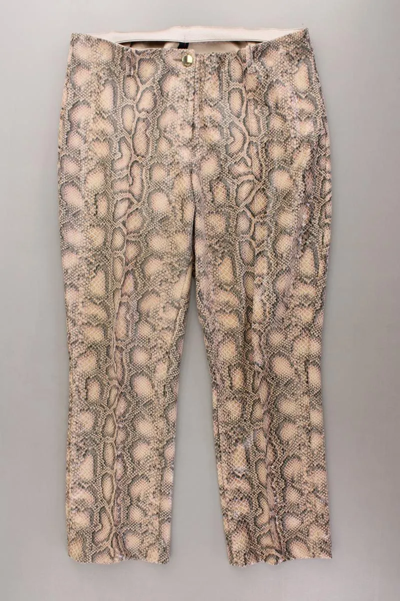 Marc Cain 7/8 Hose Gr. 42 mit Tierdruck creme aus Polyester