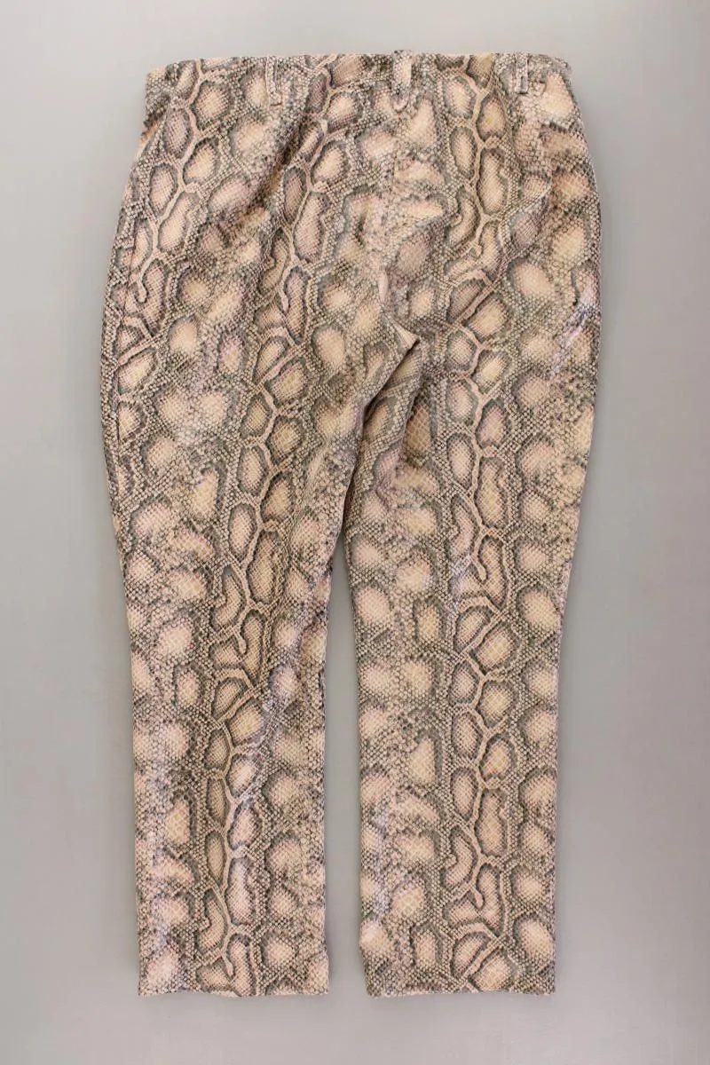 Marc Cain 7/8 Hose Gr. 42 mit Tierdruck creme aus Polyester