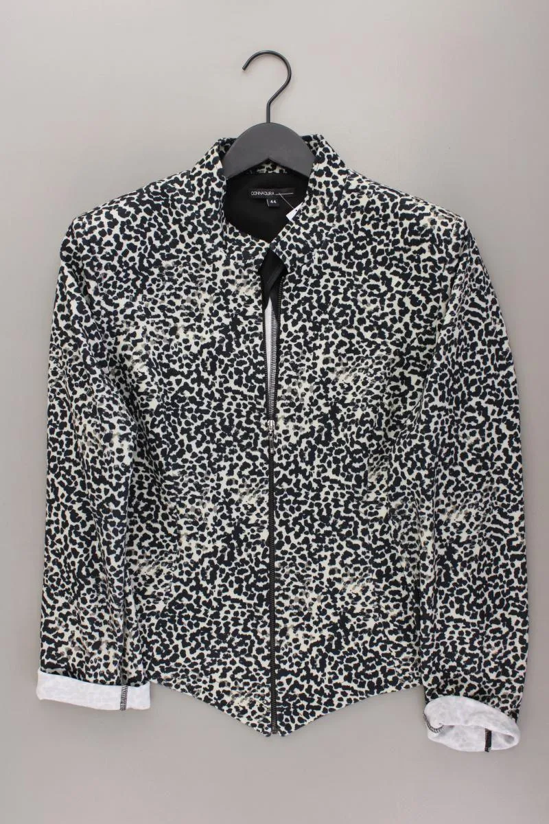 Donna Dura Classic Blazer Gr. 44 mit Tierdruck braun aus Polyester