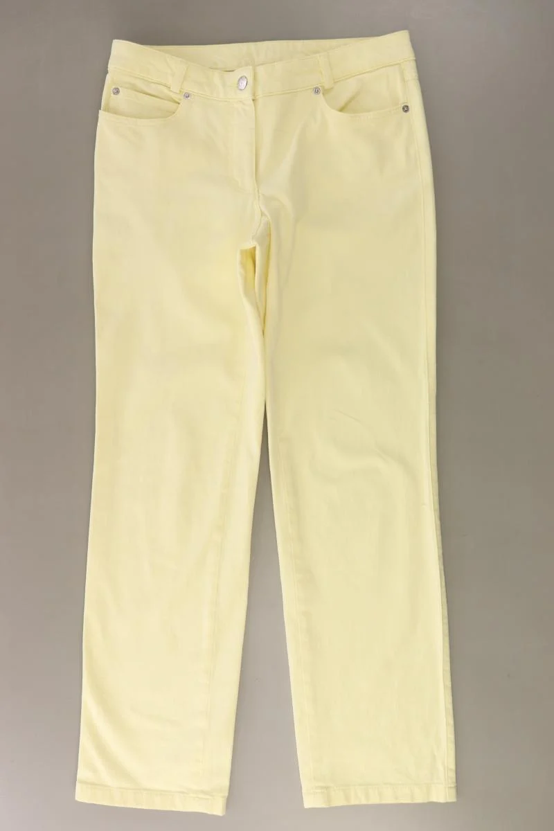 Madeleine Five-Pocket-Hose Gr. US 8 (M) gelb aus Baumwolle