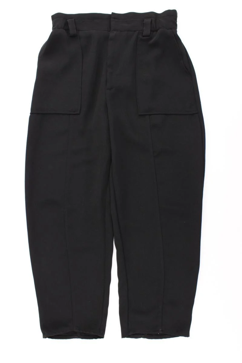 Zara Cargohose Gr. 40 schwarz aus Polyester
