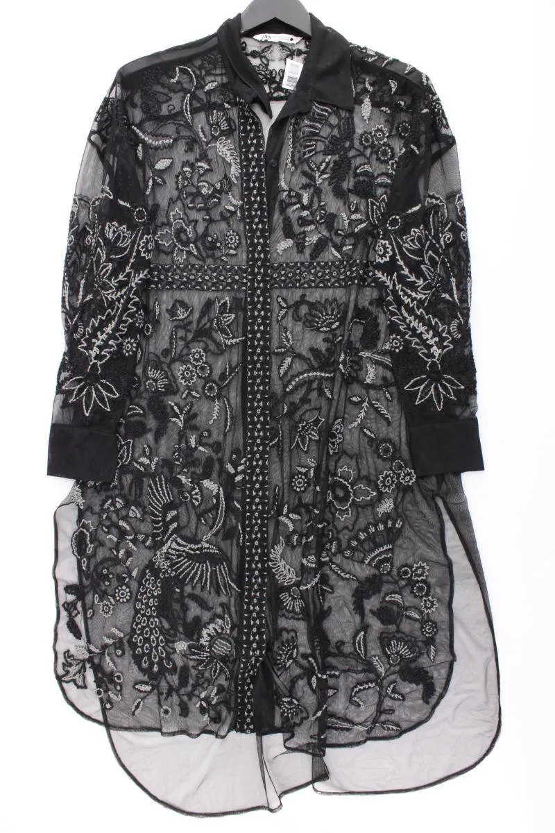 Zara Spitzenkleid Gr. L Langarm schwarz