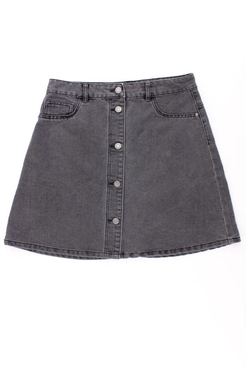 Noisy May Jeansrock Gr. L grau aus Baumwolle