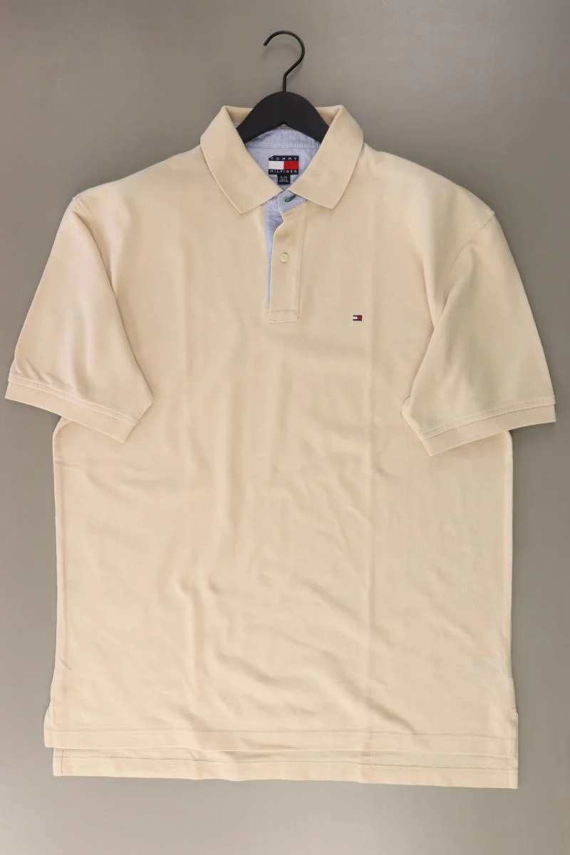 Tommy Hilfiger Poloshirt für Herren Gr. XL Kurzarm gelb aus Baumwolle