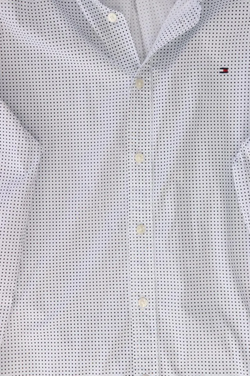 Tommy Hilfiger Langarmhemd für Herren Gr. XL blau