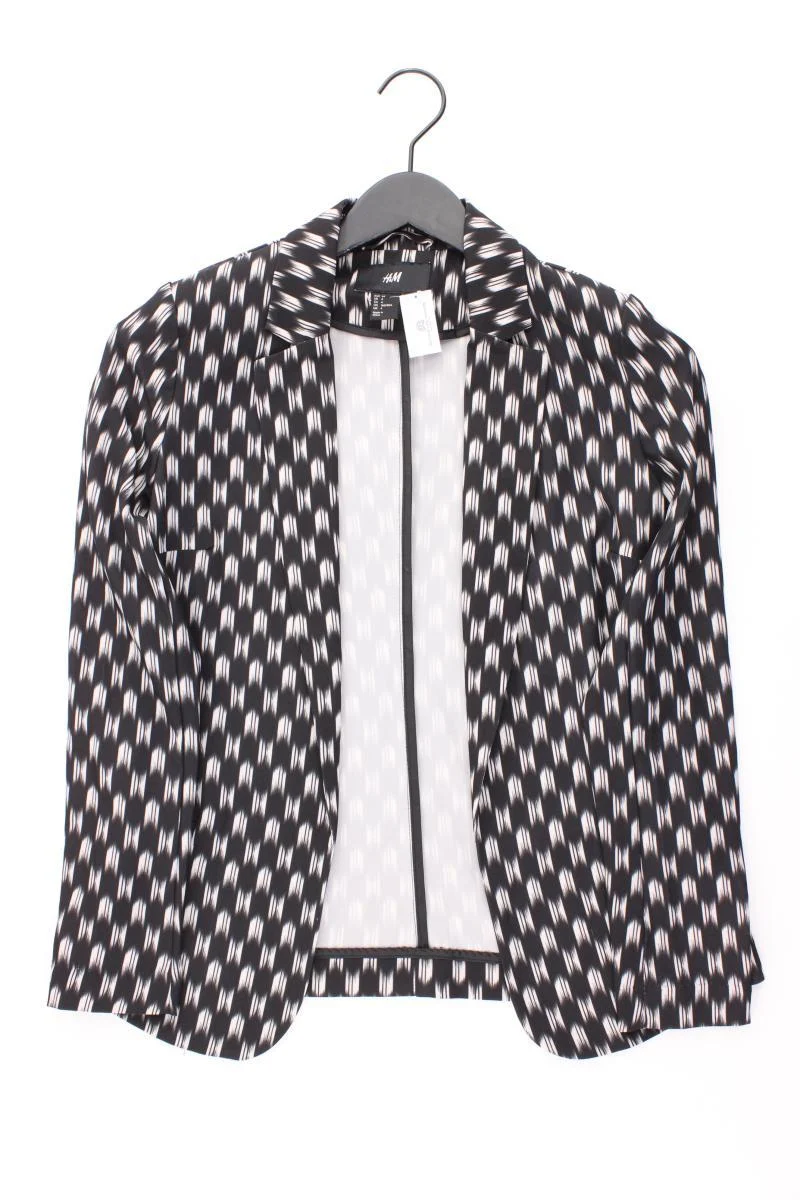 H&M Blazer Gr. 34 schwarz aus Polyester