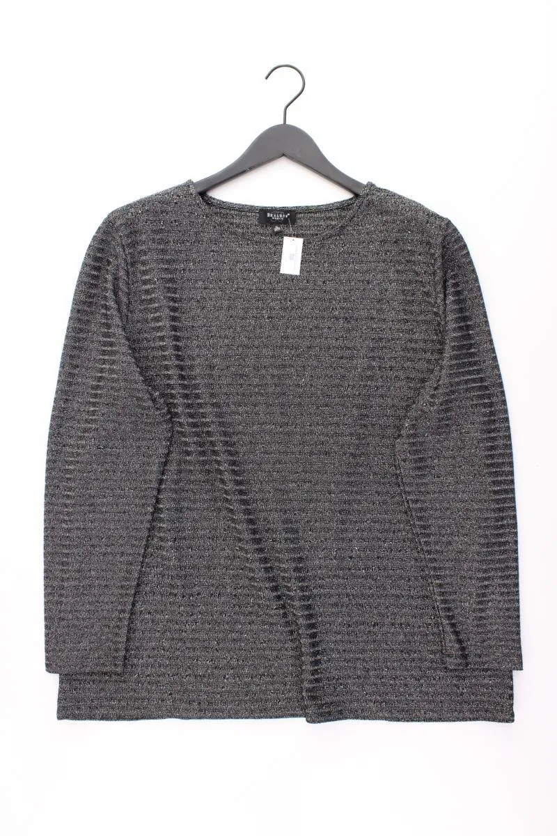 Bexley's Glitzer Shirt Gr. 48/50 neuwertig Langarm mit Glitzer silber