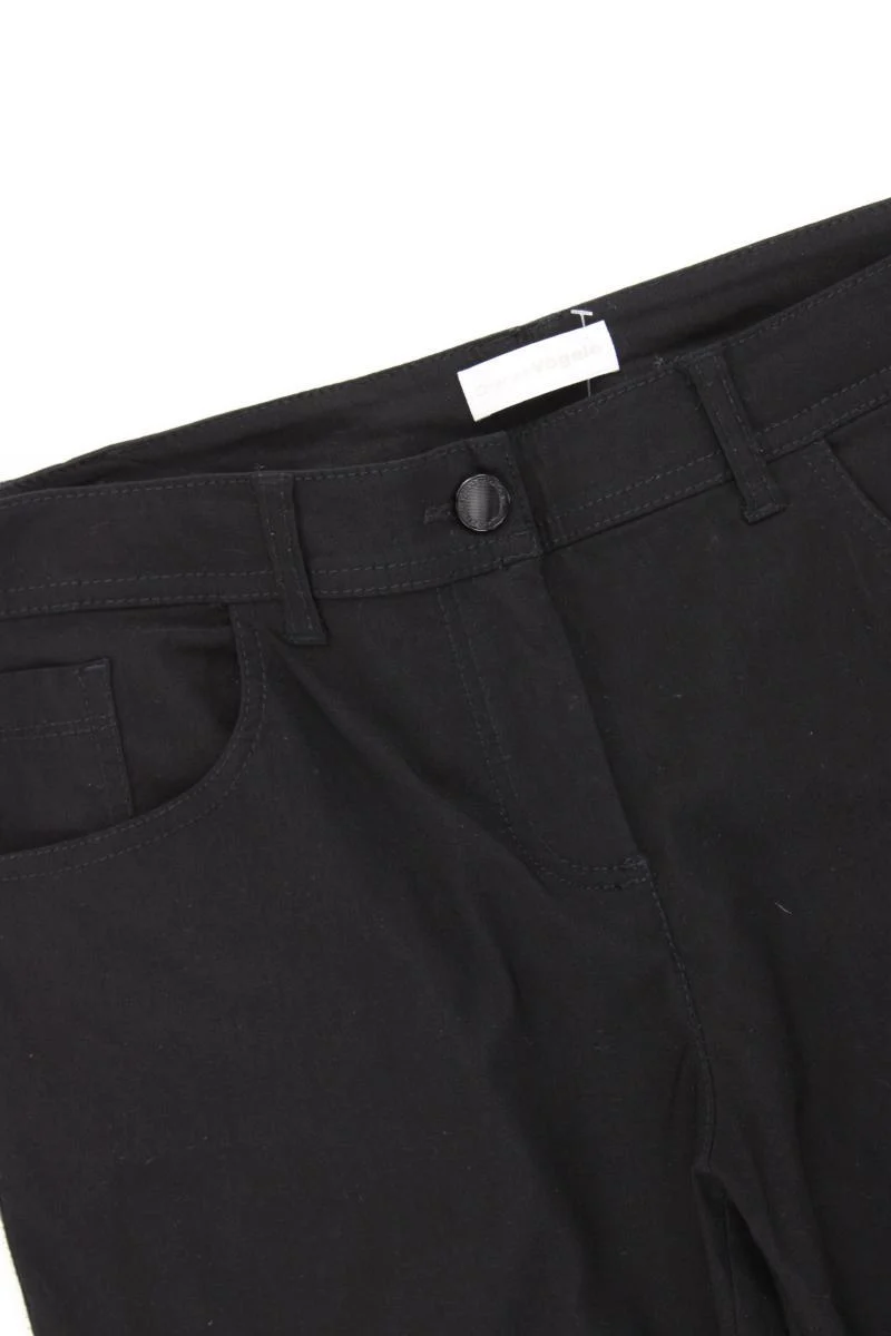 Charles Vögele Hose Gr. Kurzgröße 21 schwarz aus Viskose